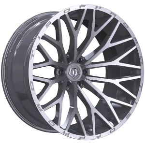 TIS Wheels – 566BSM – Silver – 20″x10″ -24mm – Summer Wheels – 566BSM2108324